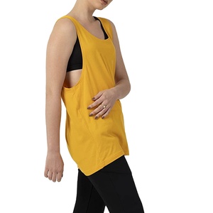 Débardeur respirant pour femmes grandes tailles, design de logo personnalisé, motif uni, jersey, été, prix bas, service OEM/ODM - Product Image 3