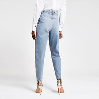 Pantalon en jean décontracté pour femmes, léger, respirant, anti-rides, écologique, de haute qualité, personnalisable, nouveau design