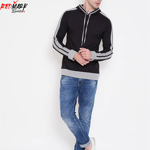 Bonne qualité hommes automne Fitness sweats à capuche bas prix couleur unie avec vente chaude solide motif impression numérique col à capuche - Product Image 5