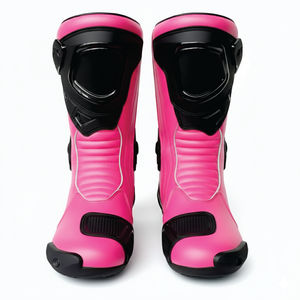 High Quality Men's Printed Plus <b>Size</b> Racing Motorbike <b>Boots</b> Real Leather Breathable Waterproof Sportswear Motorcycle Shoes Price - Product Image 6