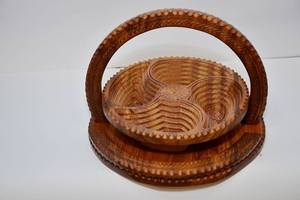 Panier à fruits secs en bois - Product Image 6