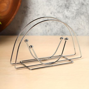 Distributeur de mouchoirs de table Porte-serviettes en acier inoxydable Organisateur de stockage de serviettes créatif doré à bon prix - Product Image 6