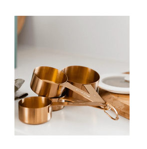 Cuillère à mesurer en laiton de haute qualité épices artisanat différentes tailles utilisation de la restauration au meilleur prix de l'Inde - Product Image 3