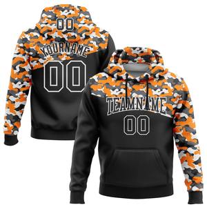 Directo industria al por mayor 3D personalizado cosido Camo Oro Negro-acero gris 3D deportes pulóver sudadera Salute To Service Hoodie - Product Image 2