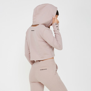 Sudadera Corta con Media Cremallera de la Mejor Calidad, 360g, para Mujer, Diseño Único, Transpirable, Tendencia Actual - Product Image 4