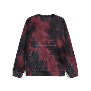 Sudadera con capucha para niño, ropa de calle personalizada gruesa lavada, con tinte de corbata de lavado de ácido, venta al por mayor - Product Image 1