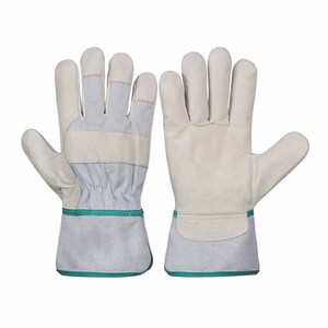 Guantes de Trabajo de Piel de Cabra, Resistentes, Protección Personal, Resistentes a la Abrasión, Guantes de Construcción Canadienses para Trabajos Pesados - Product Image 2