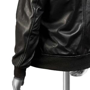 Blouson de moto unisexe en peau de vache véritable style motard, imperméable à capuche et fermeture éclair, respirant, grande taille - Product Image 2