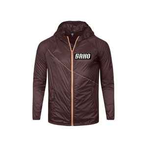 Veste coupe-vent GAA durable avec fermeture éclair complète et doublure respirante idéale pour les sports de club OEM quantité minimale de commande Pakistan - Product Image 2