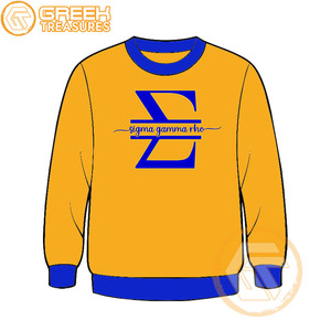 Sudadera de lana de algodón Sigma Gamma Rho personalizada de alta calidad, Jersey bordado, chaqueta para mujer, ropa griega, estilo de hermandad - Product Image 2