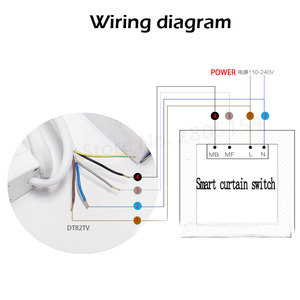 ดูยา DT82TV <span class=keywords><strong>ม่าน</strong></span>ไฟฟ้ามอเตอร์5สาย100-240โวลต์มอเตอร์<span class=keywords><strong>ม่าน</strong></span>มอเตอร์เงียบควบคุมด้วย RF433แบบสัมผัสแห้ง RS485 - Product Image 4