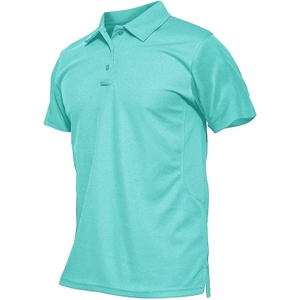 Nueva camisa de hombre de estilo exterior de alta calidad 2025 100% algodón de secado rápido de rendimiento de manga corta polos - Product Image 6
