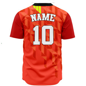 Vêtements de baseball pour hommes en gros de haute qualité, vente chaude, sur mesure, maillot de baseball brodé - Product Image 4