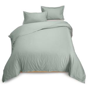 White Organic Cotton <b>Duvet</b> Covers GOTS Certificate Hot Selling High <b>Quality</b> Anti-wrinkle Soft Premium King Size Bed <b>Duvet</b> Cover - Product Image 5