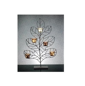 ที่ใส่เทียนทรงกลมรูปตัวที,ที่ใส่เทียนรูปทรงกลมสีเขียวสำหรับตกแต่งบ้านสไตล์อินเดีย - Product Image 2