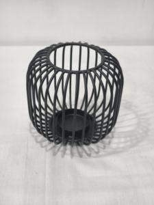 Geometric Metal <b>Tea</b> <b>Light</b> <b>Holder</b> with Customized Print Stylish Accent for Modern Living Spaces and Christmas Decor - Product Image 3