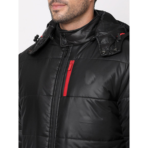 Vente chaude hommes veste courte dernière bulle Softshell Parka veste mode hiver noir bulle doudoune et manteaux coupe-vent - Product Image 2