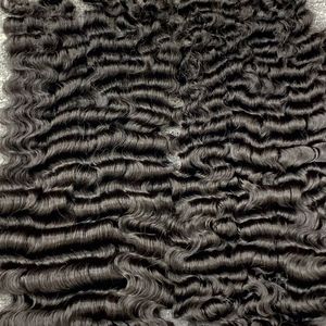Venta al por mayor 100% extensiones de cabello natural vietnamita doble dibujado cruda birmana trama rizada cabello humano crudo de Vietnam - Product Image 5