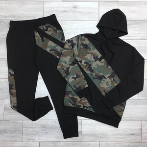 Survêtements pour hommes, top des tendances en vente en gros, survêtements respirants en coton fabriqués par OEM avec logo sur mesure - Product Image 1