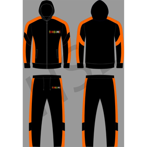 Survêtement tendance Survêtement en molleton de coton personnalisé Sweat à capuche unisexe - Product Image 3