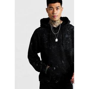 Sudaderas con Capucha Personalizadas con Logotipo, Resistentes al Viento, Lavadas al Ácido, 100% Algodón, Forro Polar Transpirable, Gruesas, para Hombre - Product Image 1