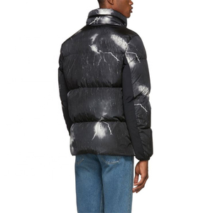 Trending Front Solid Down Puffer Jacket Hooded Quilted Winter Coat 100% Bamboo Fiber Custom Logo OEM Wholesale Manufacturer - Product Image 3