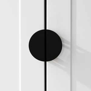 Manija moderna personalizada de media luna de latón macizo para el hogar, cocina, muebles de oficina, herrajes, puerta, cajón, armario, manija de armario - Product Image 5