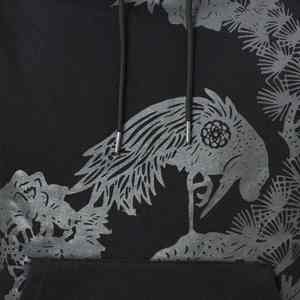 Hot <b>Trendy</b> Oversized Winter Printed 430 Grams Heavy Cotton Kangaroo Pocket Pullover Unisex Men's Custom <b>Hoodies</b> Manufacturers - Product Image 3