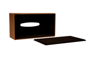 Boîte à mouchoirs Design de forme carrée Boîte à serviettes en métal de qualité supérieure avec porte-mouchoirs Design floral - Product Image 4