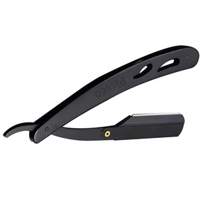 มีดโกนตรงสำหรับช่างตัดผมยี่ห้อ Pissco จากโรงงานโดยตรง ใบมีดสแตนเลสเปลี่ยนได้ มีหลายสี ราคาขายส่ง - Product Image 3