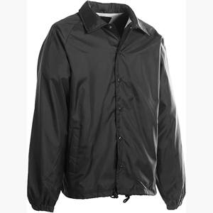 Chaqueta Cortavientos Informal con Capucha, de Poliéster/Nailon, Color Sólido - Product Image 1