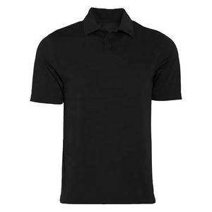 T-shirt polo 100% coton avec logo personnalisé pour homme, polo d'affaires formel de golf, vente en gros - Product Image 2