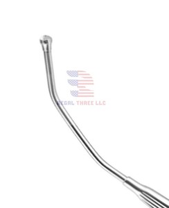 Tube d'aspiration chirurgical en acier inoxydable Tube d'aspiration avec pointe amovible - Product Image 2