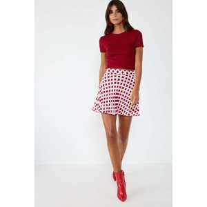 100% Cotton Crew Neck Short Sleeve <b>Crop</b> Top <b>T</b>-<b>Shirt</b> Casual Regular <b>Fit</b> Design for Summer Wear Lightweight Breathable - Product Image 4