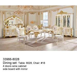 33966-8028-16-G JUEGO COMEDOR DE MADERA clásico europeo - Product Image 4