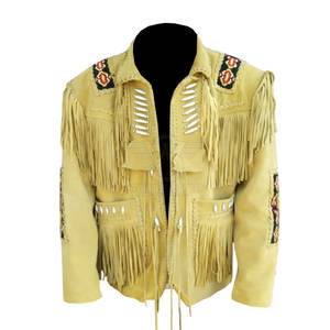 Chaqueta Occidental de Invierno para Hombre, Estilo Casual, Ligera, Ecológica, de Cuero Vacuno Duradero, Fácil Movimiento, Acabado Limpio y Cómodo - Product Image 1