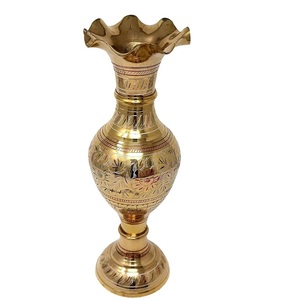 VASE À FLEURS EN LAITON EN MÉTAL FABRIQUÉ À LA MAIN ART DE COLLECTION PARFAIT pour LA DÉCORATION DE LA MAISON et L'ACCENT DÉCORATIF DE CADEAU - Product Image 3