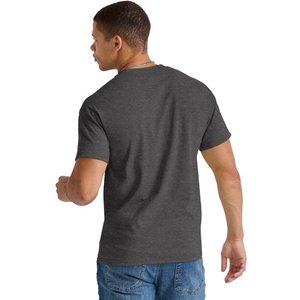 100% coton hommes T-shirt décontracté doux Fitness été mince T-shirts hommes maison vêtements col rond manches courtes solide T-shirt pour hommes - Product Image 3
