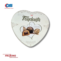 DAT THUAN haute qualité 250g conteneurs de chocolat en fer blanc couleur personnalisée OEM/ODM emballage en métal pour cadeaux exportation en gros vers les états-unis