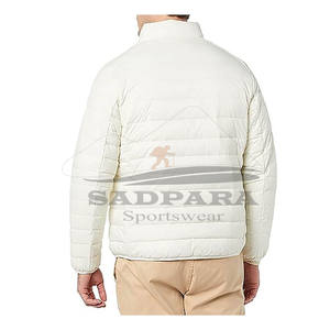 Veste matelassée pour hommesVeste d'hiver avec capuche matelassée Rembourrage coupe-vent Vêtements d'extérieur chauds Coupe confortable Manteau à fermeture éclair - Product Image 5