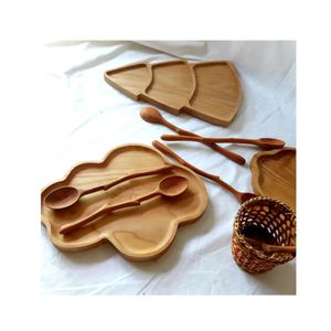 2025 Hot Sale LOVELY <b>SPOON</b> New Design Eco-Friendly Disposable Wooden Coffee Tea <b>Serving</b> Tea Red Wood <b>spoon</b> Wholesale Globally - Product Image 5