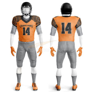 Camisetas de fútbol americano impresas personalizadas Uniformes de talla grande para hombre Nombre y número de jugador personalizados Tela de secado rápido - Product Image 4