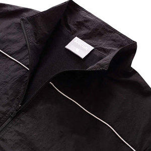 2025 personnalisé Vintage Streetwear unisexe sport course ensemble imperméable respirant réversible léger veste Baggy survêtement pantalon - Product Image 5