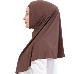 Hijab en polyester doux de qualité supérieure pour femmes musulmanes, respirant, léger, durable, foulard pour un usage quotidien et la prière - Product Image 4