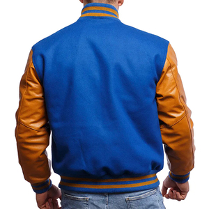New arrival <b>Men</b> Customized Fashion Varsity <b>Jackets</b> Wool Varsity <b>Jacket</b> <b>Long</b> Leather Sleeves Top Quality Varsity <b>jackets</b> - Product Image 6