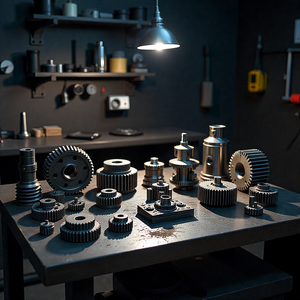 Piezas de transmisión y engranajes de acero inoxidable mecanizados CNC personalizados, componentes metálicos de precisión para aplicaciones automotrices - Product Image 2