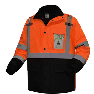 Veste de sécurité haute visibilité avec logo personnalisé Classe personnalisée imperméable pour vêtements de travail pour hommes - Product Image 1