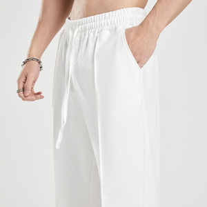 Pantalones de chándal de algodón de entrenamiento elegantes y cómodos para hombres Pantalones de Jogger de diseño de corte recto holgados - Product Image 2