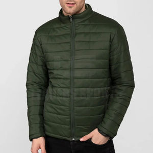Chaqueta Acolchada Personalizada de Moda Urbana para Hombre, Talla Grande, Invierno, Cuello Alto, Impermeable, Transpirable y Ecológica - Product Image 1