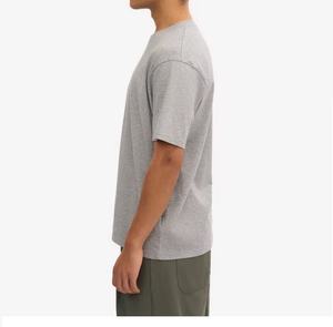 Heather Grey Color Smart Men manga corta 100% algodón ecológico personalizar cuello redondo Camiseta Bangladesh buena calidad al por mayor - Product Image 4